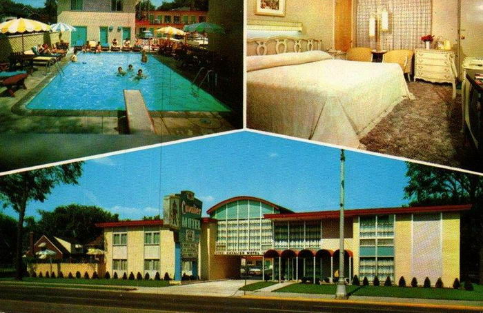 Cavalier Motel - Old Postcard Photo